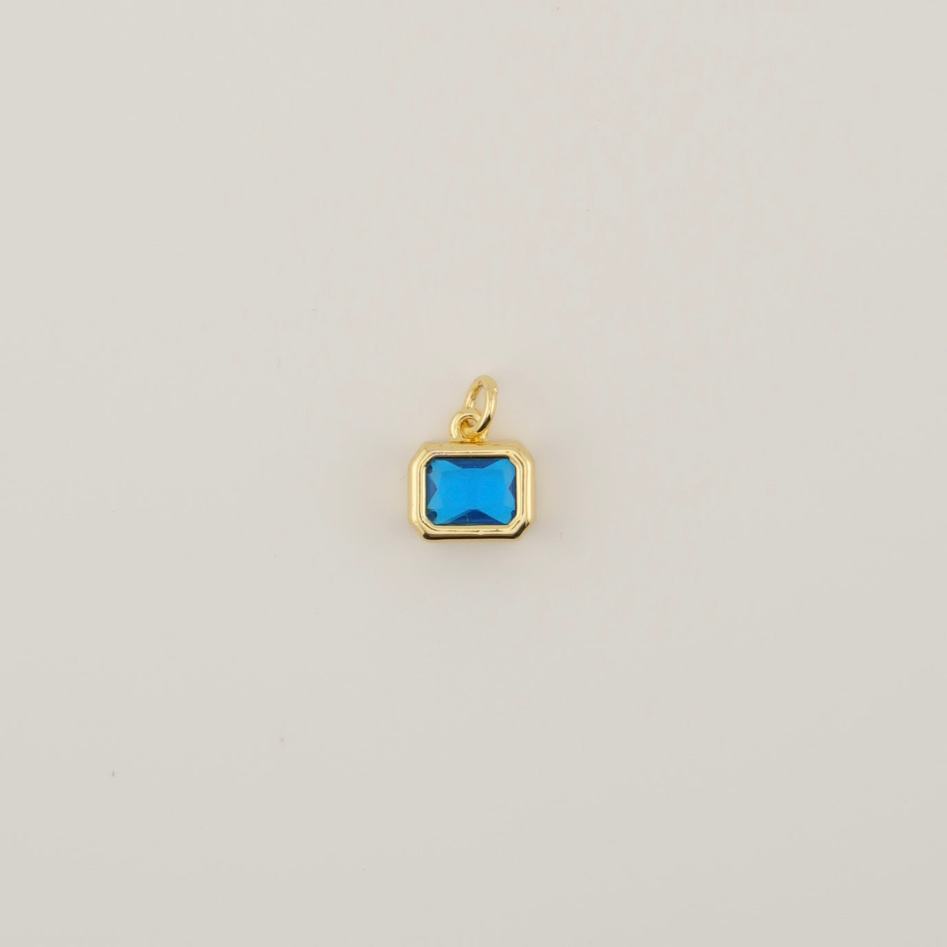 Baguette Bezel Charm