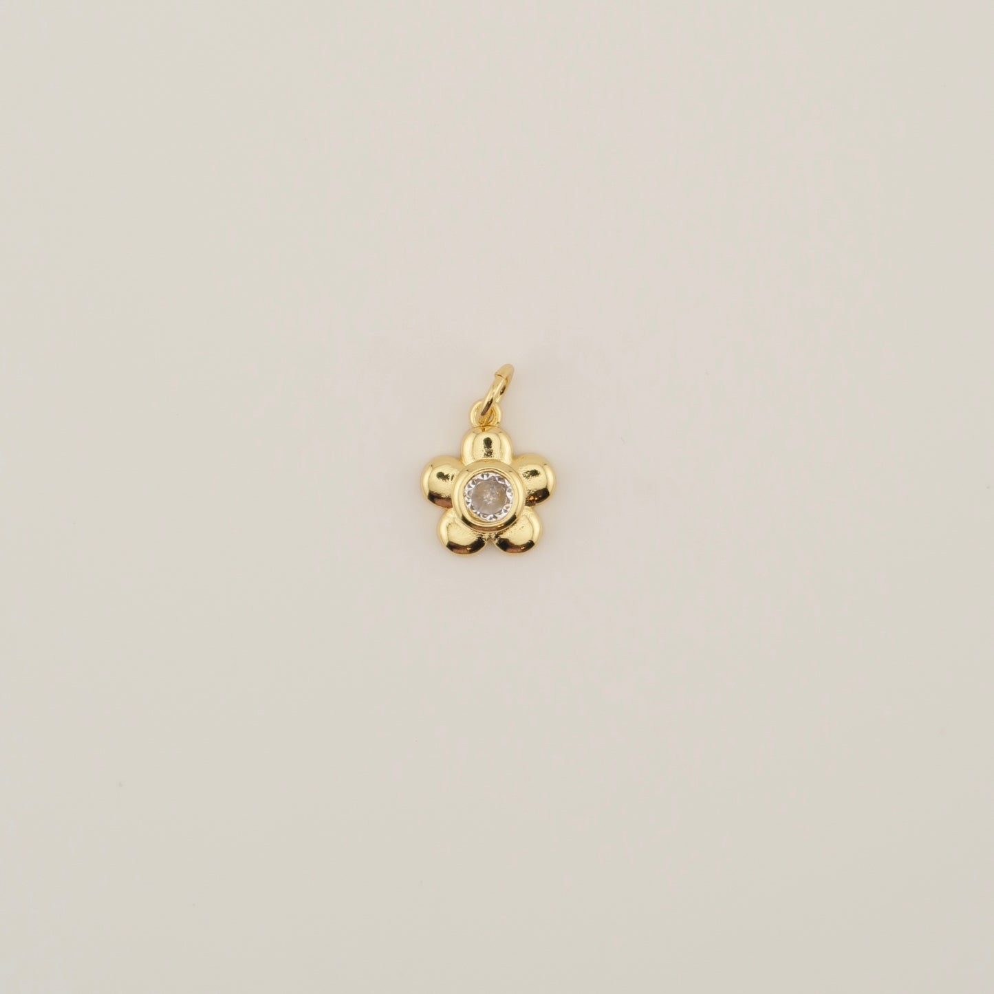 Gold Flower Charm