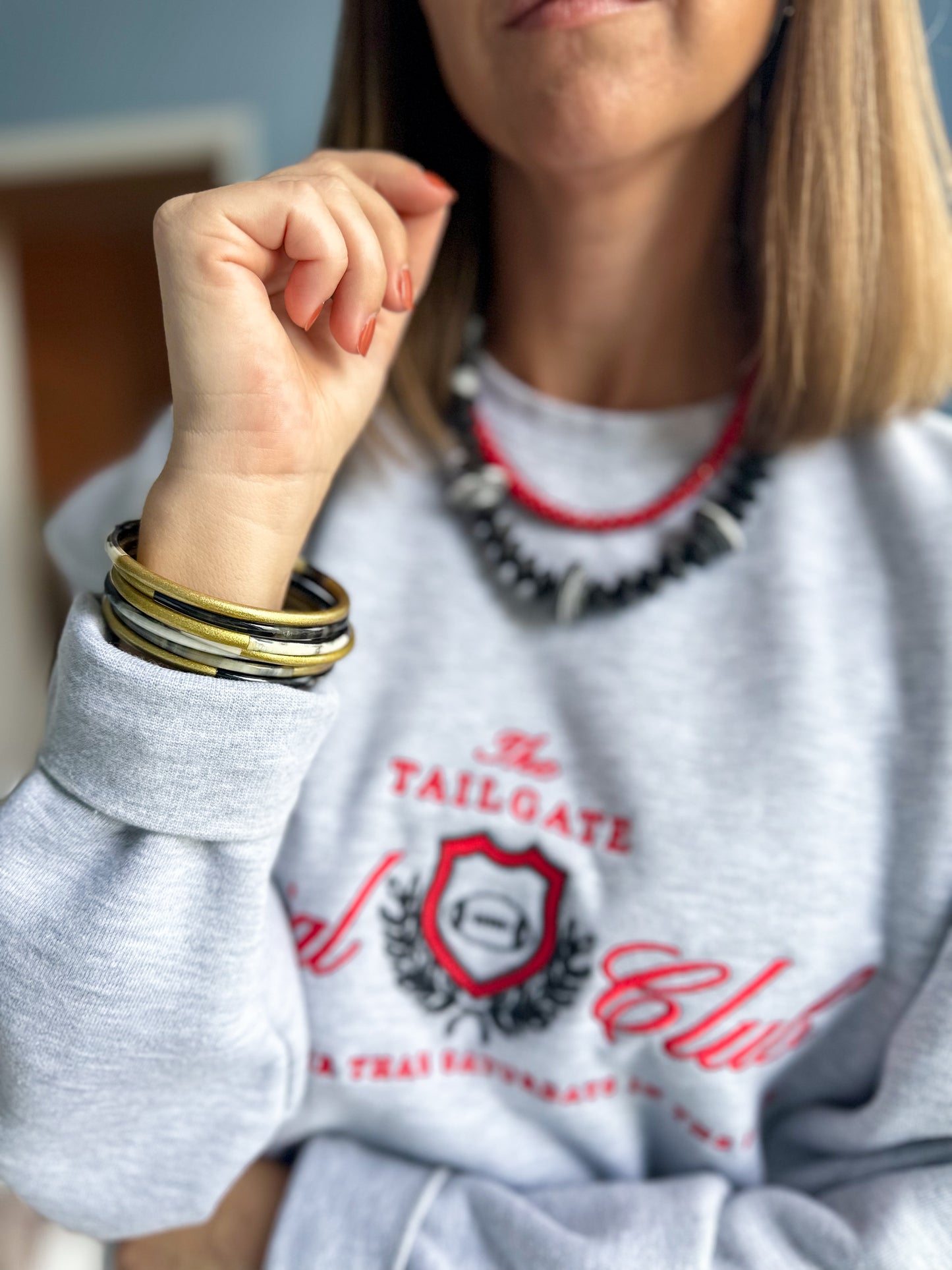 Gold Horn Bangle Set