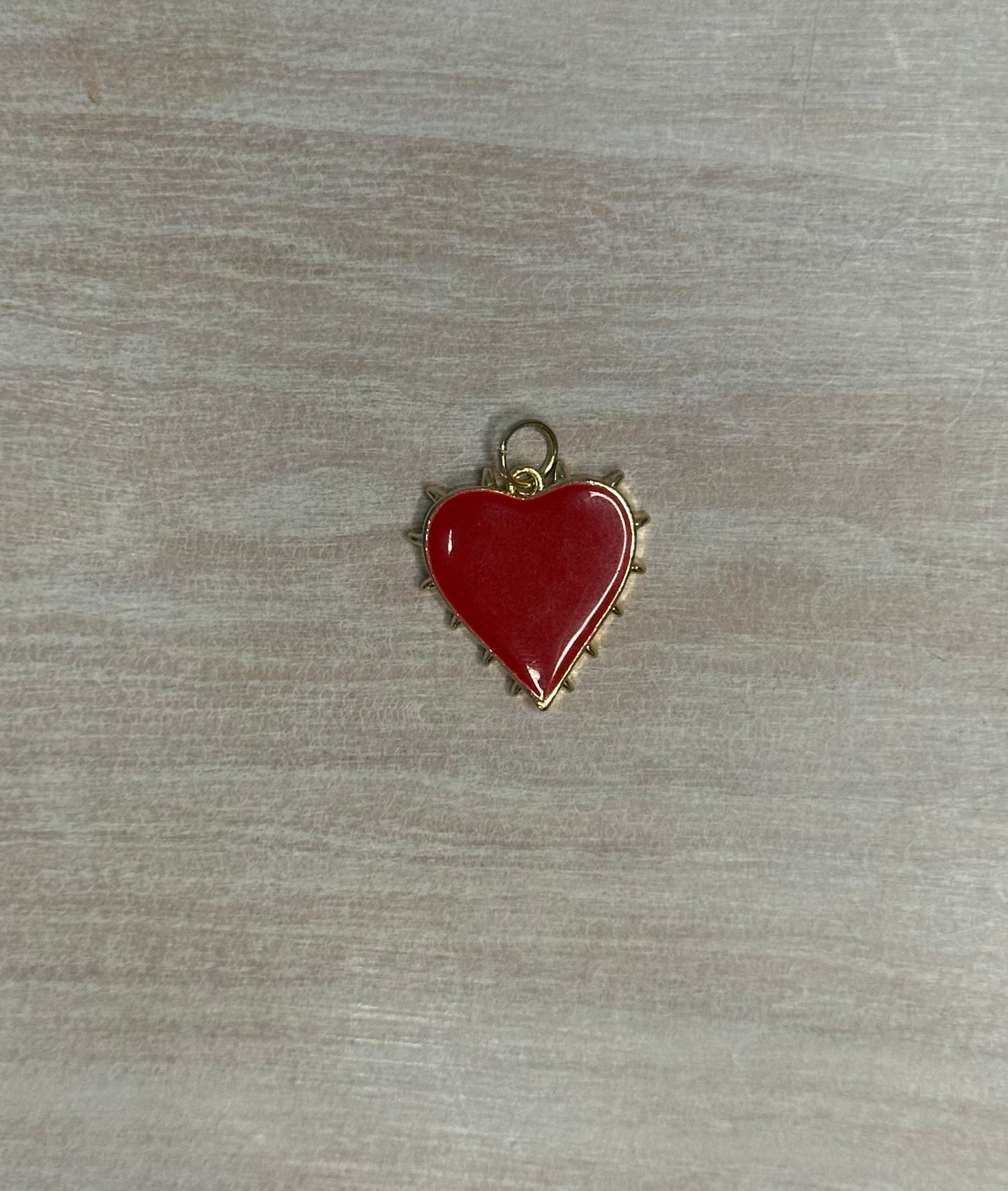 Spiked Heart Charm