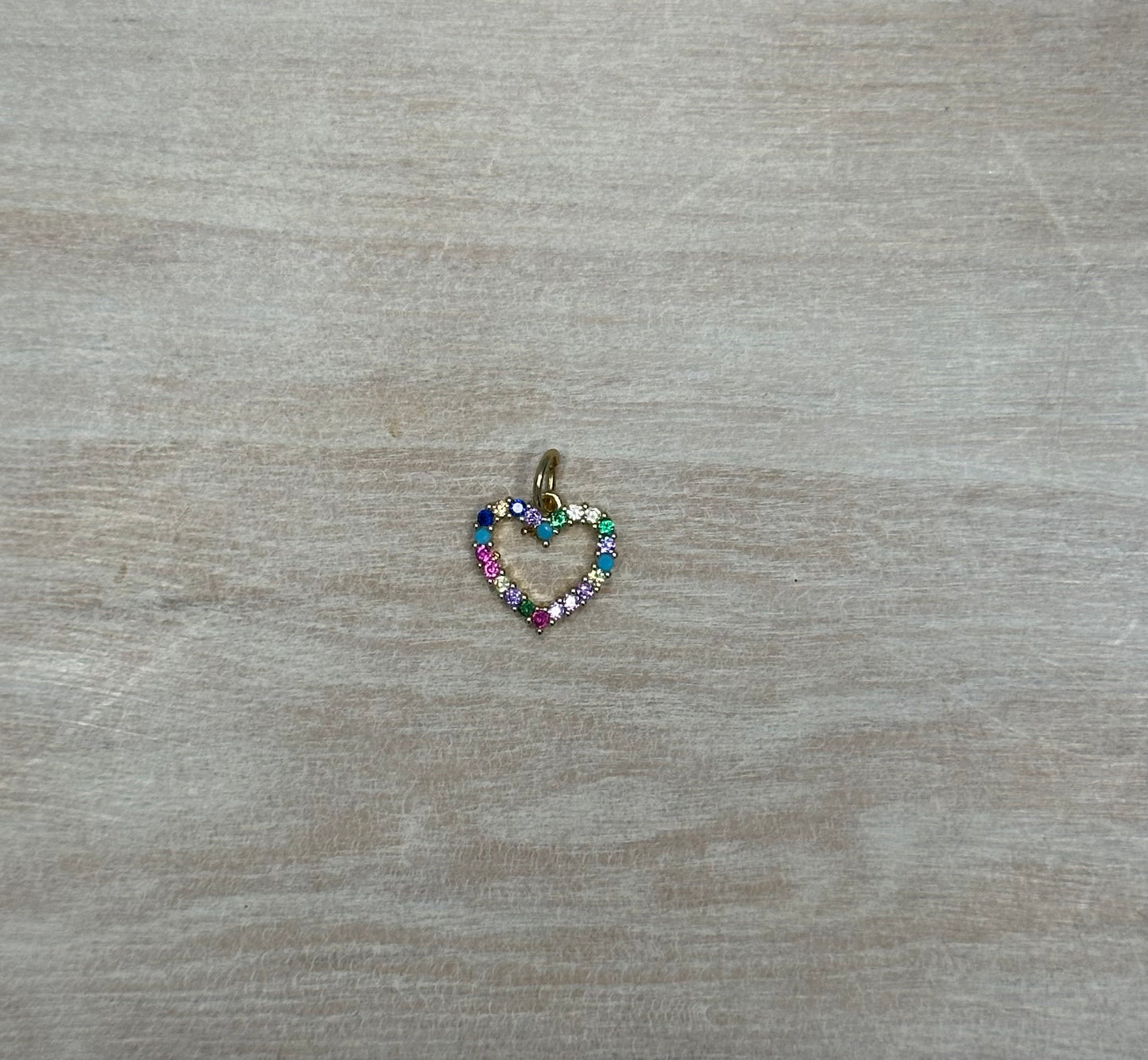 Colorful Heart Charm