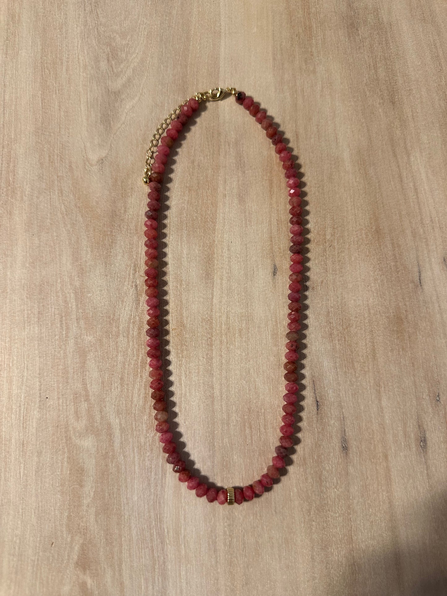 Dainty Pink Necklace