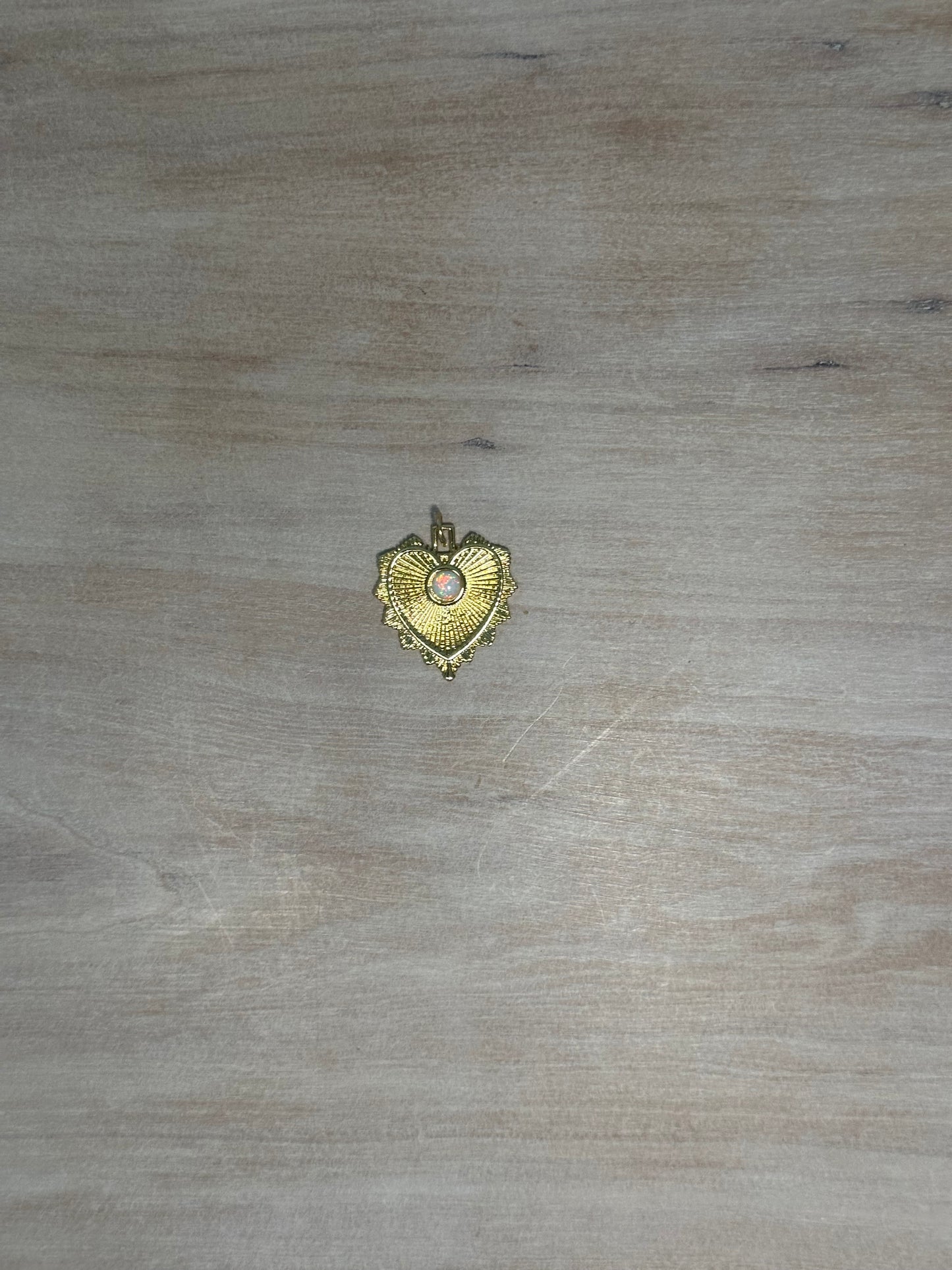 Gold Heart Charm