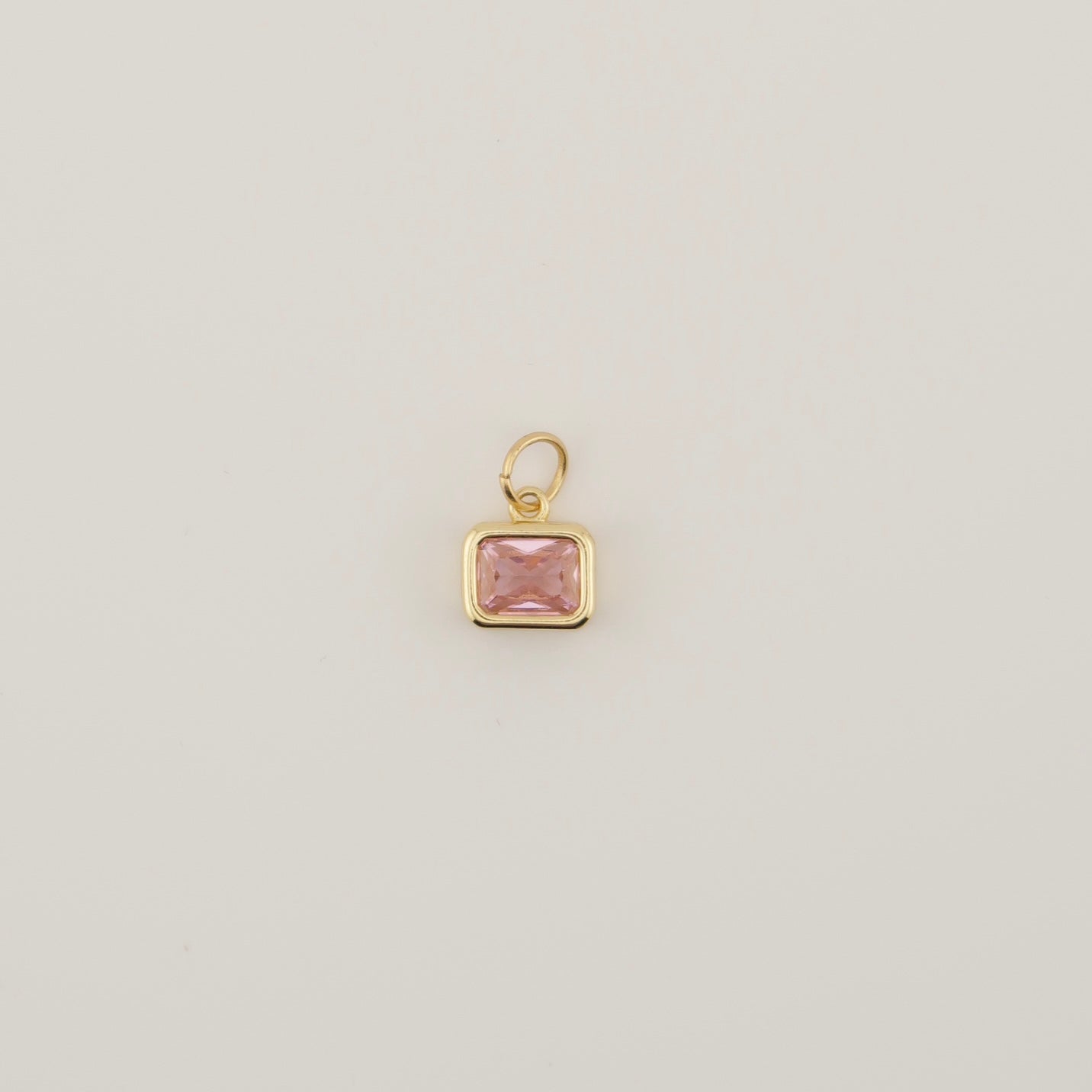 Baguette Bezel Charm