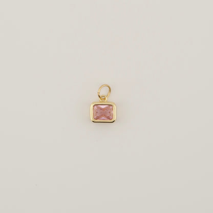 Baguette Bezel Charm
