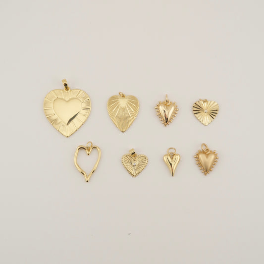 Gold Heart Charm