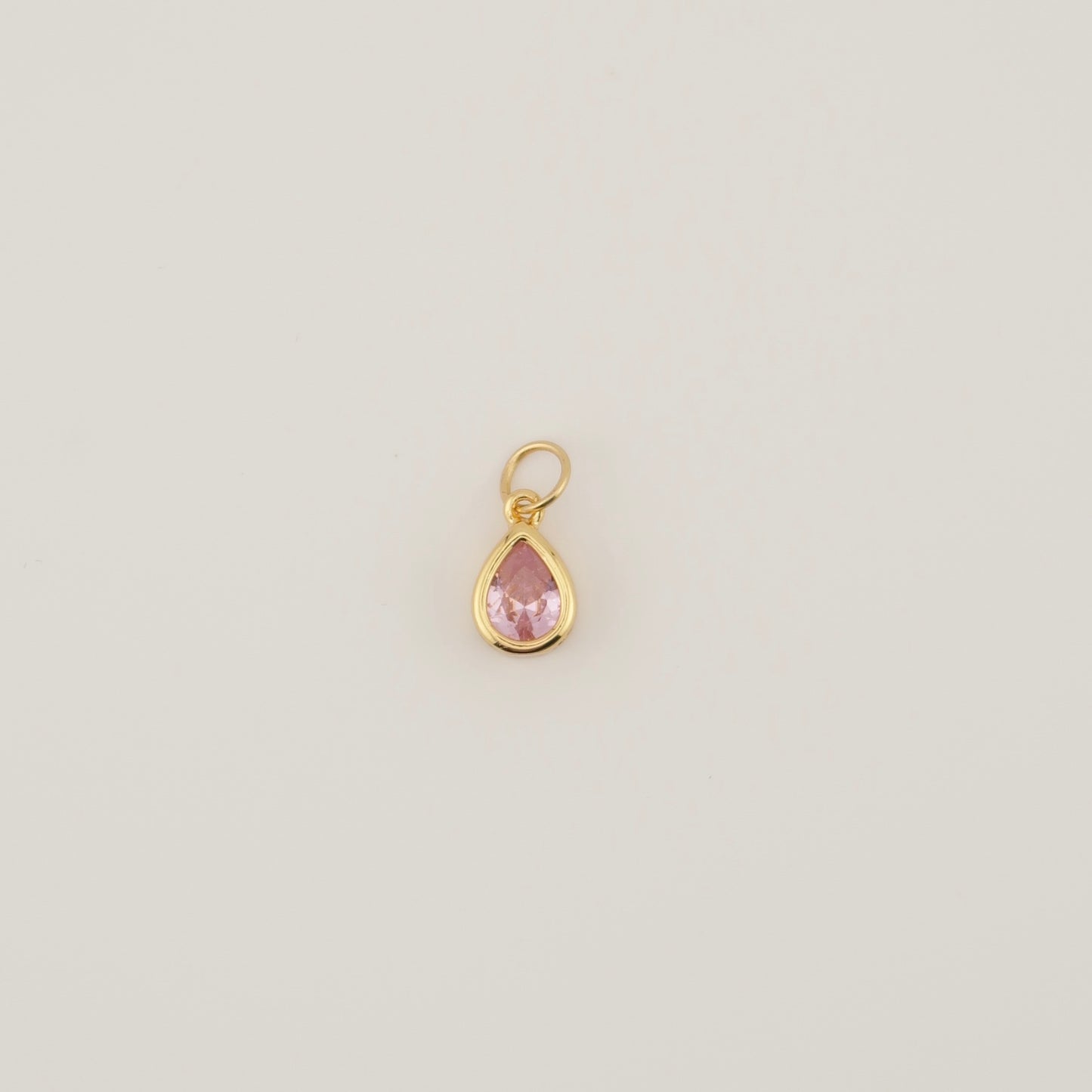 Teardrop Bezel Charm
