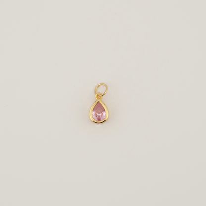Teardrop Bezel Charm