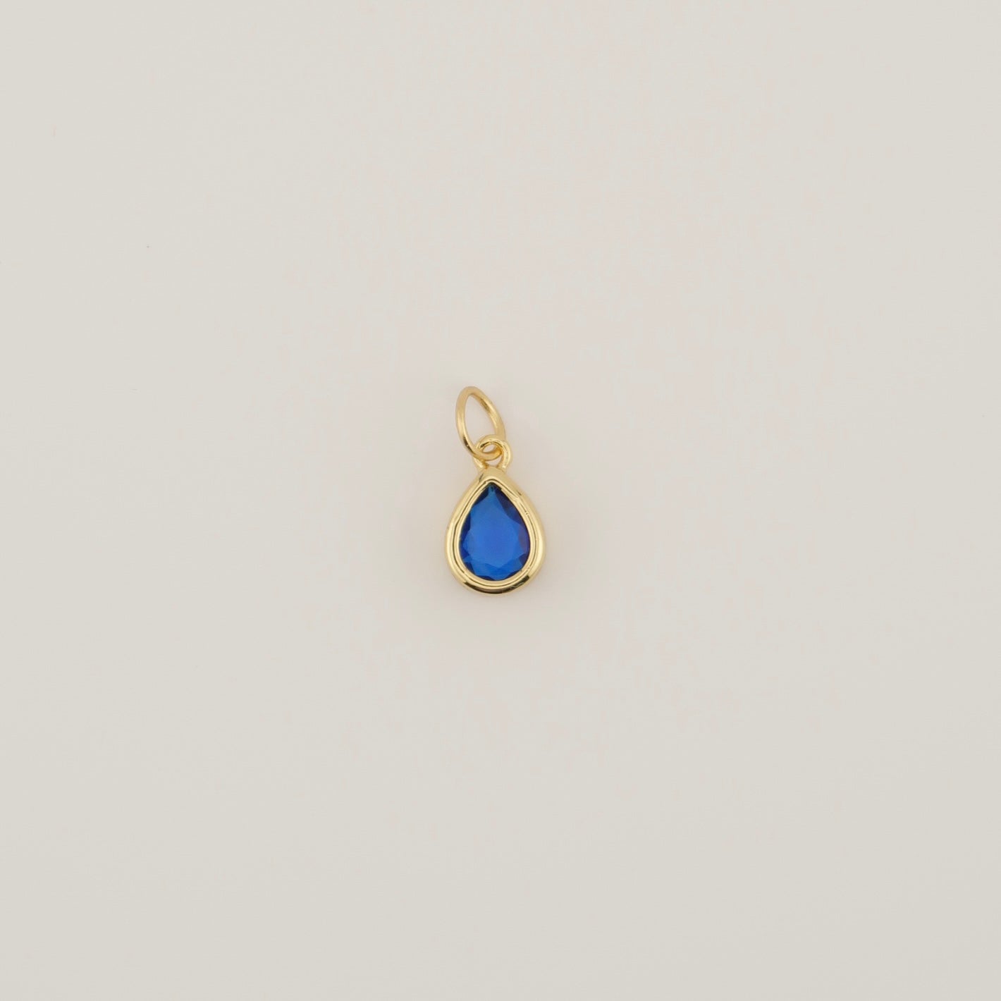 Teardrop Bezel Charm