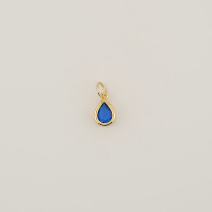 Teardrop Bezel Charm