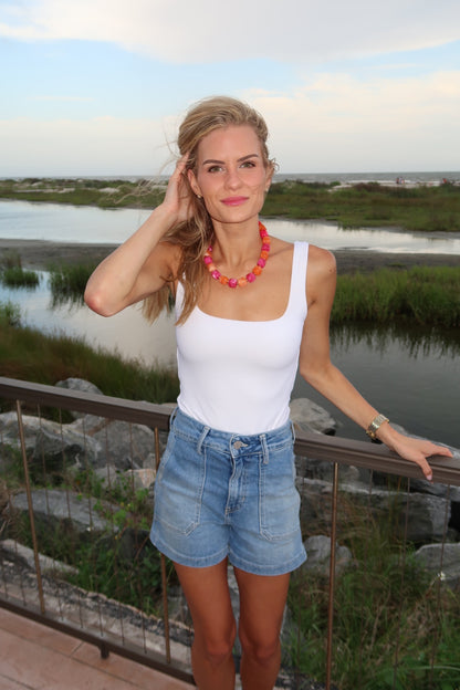 Aperol Spritz Necklace