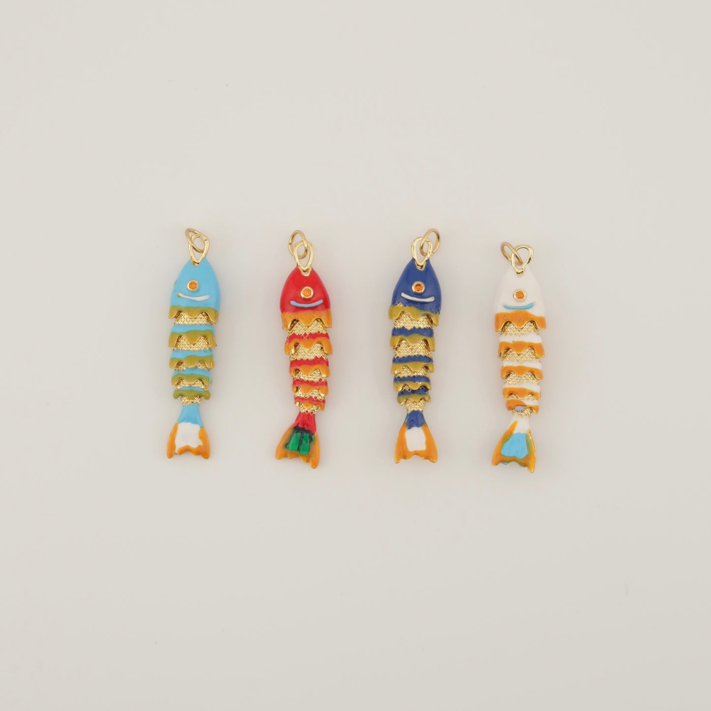 Colored Fish Charm