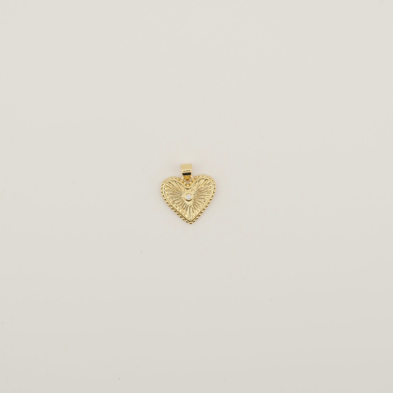 Gold Heart Charm
