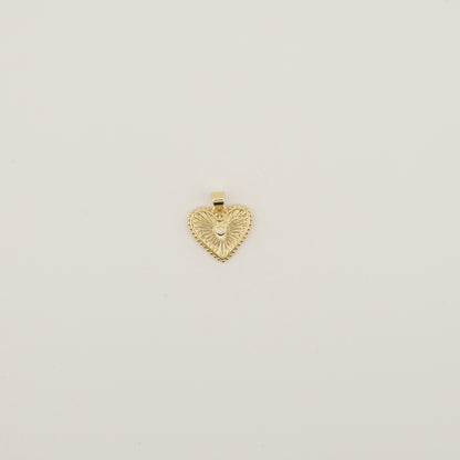 Gold Heart Charm