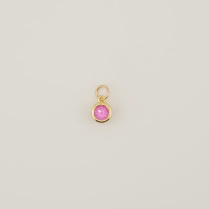 Round Bezel Charm