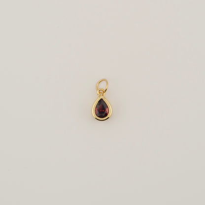 Teardrop Bezel Charm
