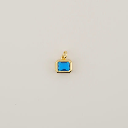 Baguette Bezel Charm