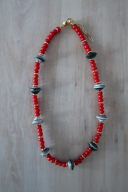 Red Glory Glory Necklace