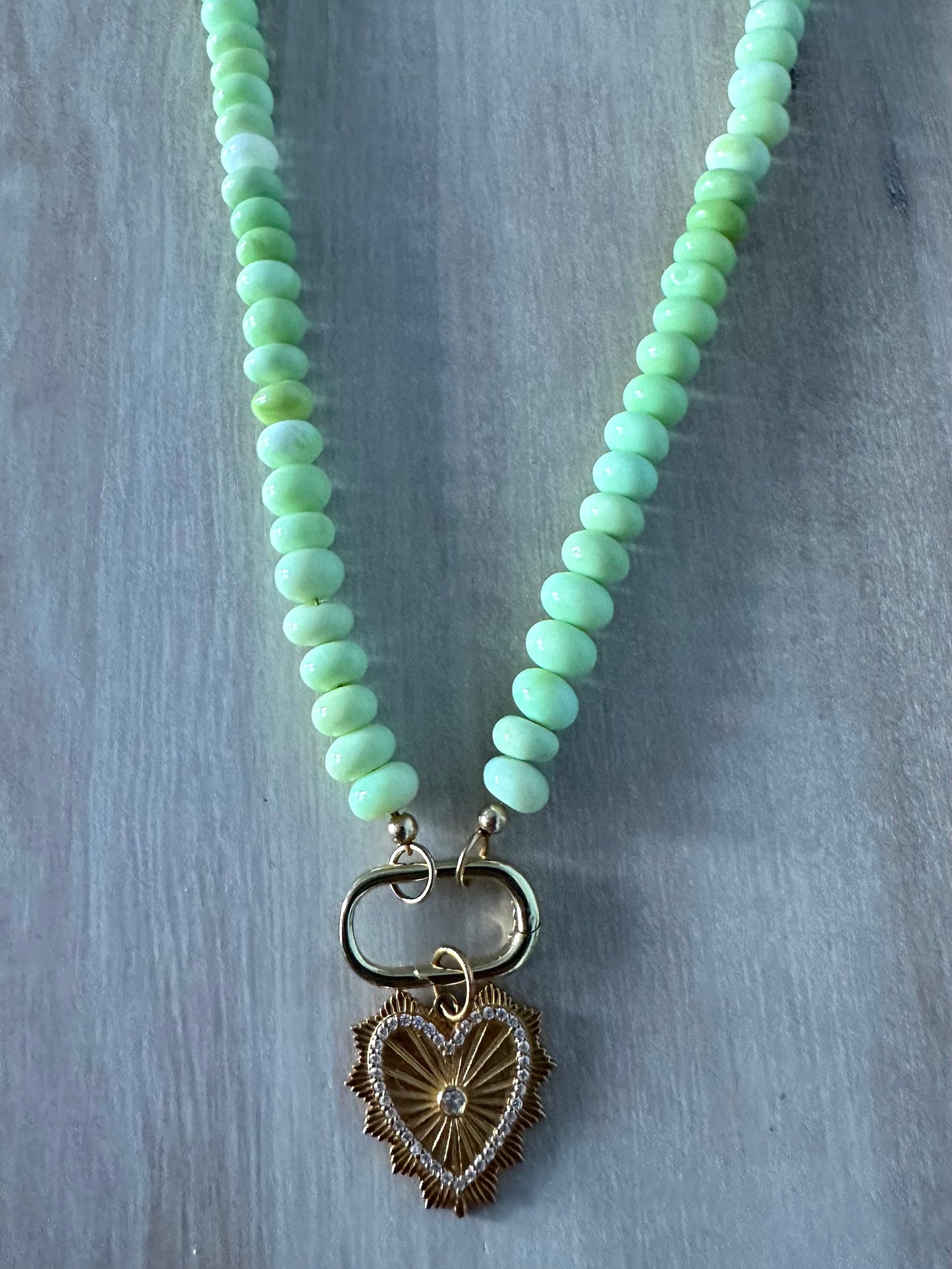 Key Lime Opal Necklace