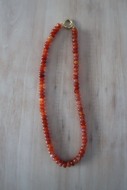 Burnt Orange Necklace