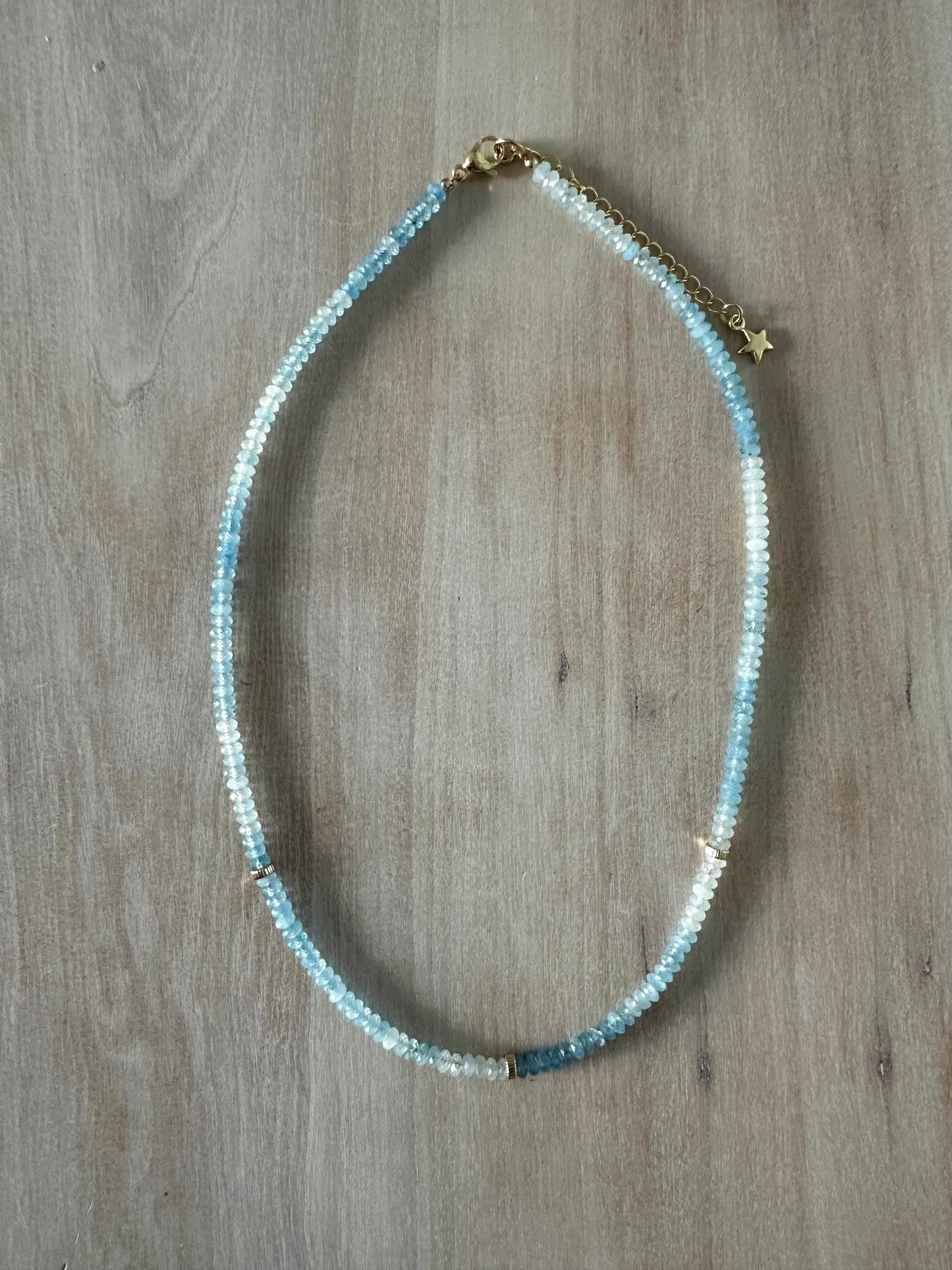 Dainty Aquamarine Necklace