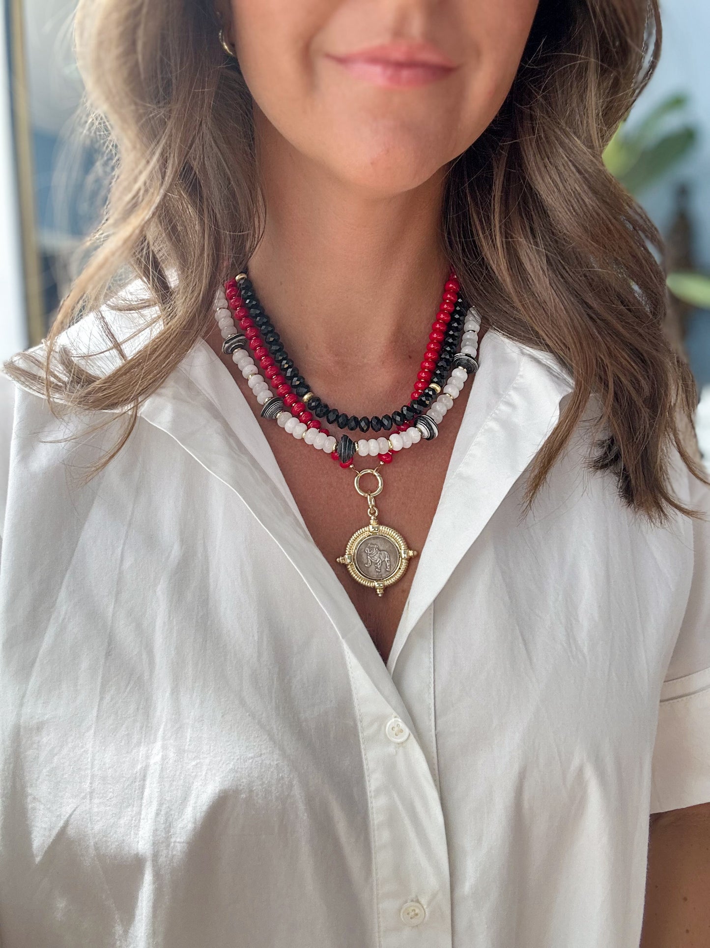 White Glory Glory Necklace