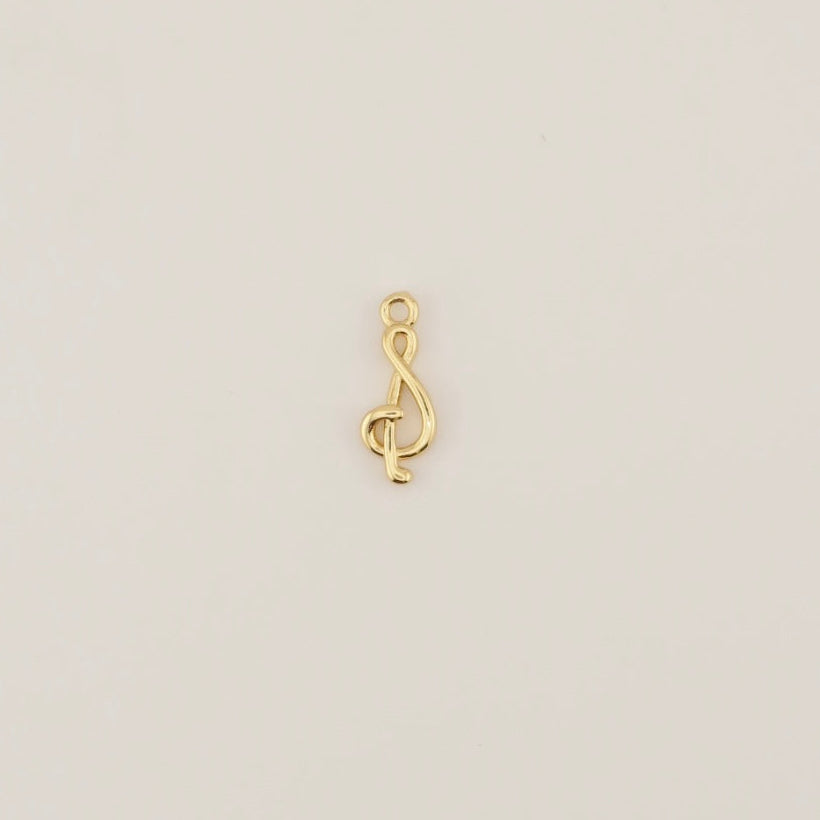 Music note charm