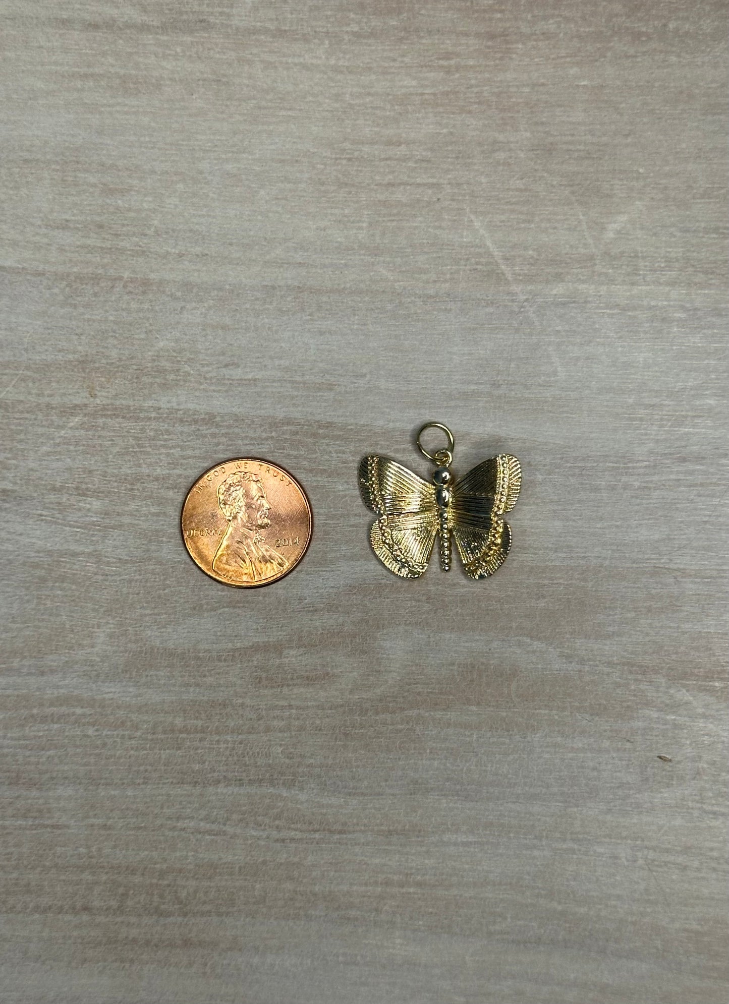 Gold Butterfly Charm