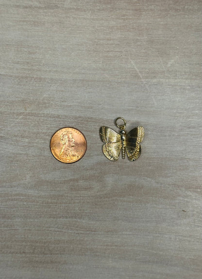 Gold Butterfly Charm