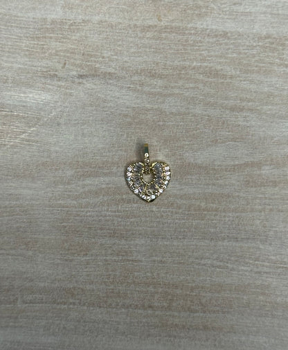 Pavè Heart Charm