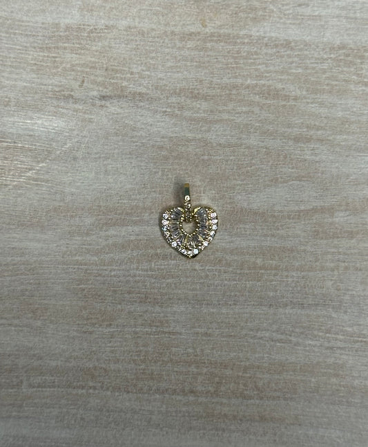 Pavè Heart Charm