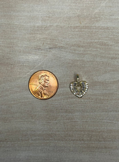 Pavè Heart Charm