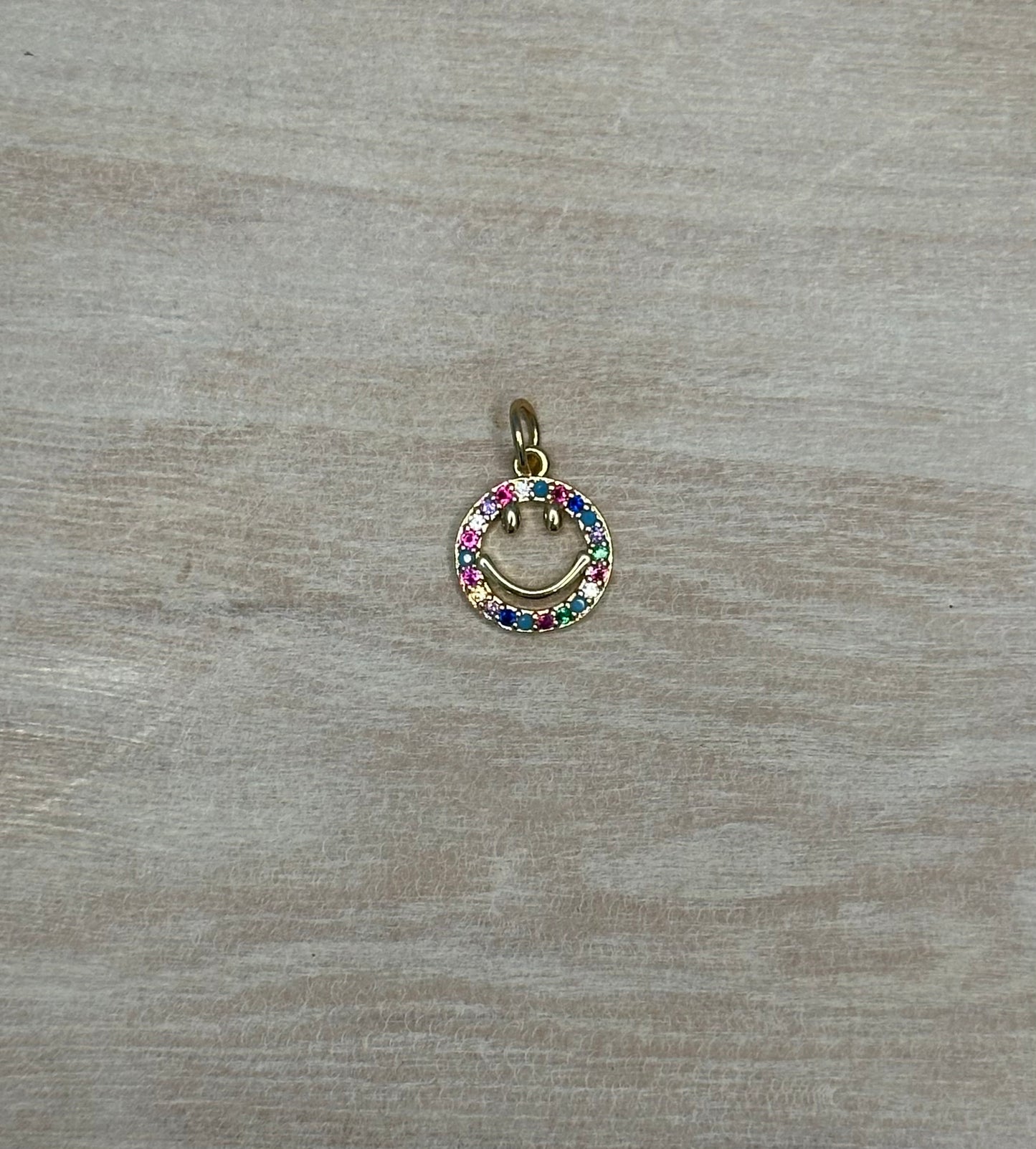 Colorful Smiley Charm