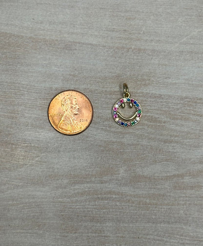 Colorful Smiley Charm