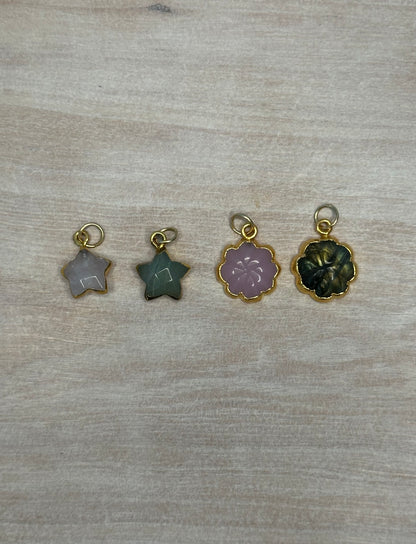 Gemstone Shapes Charm