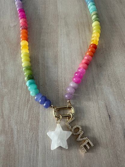 Multi Rainbow Necklace