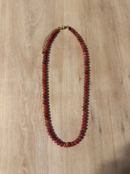 Dainty Pink Necklace
