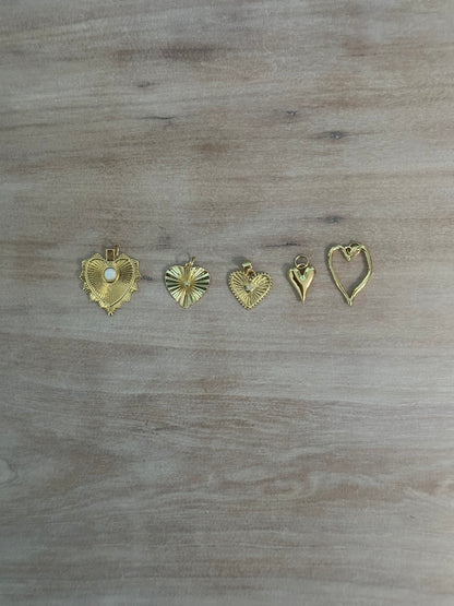 Gold Heart Charm