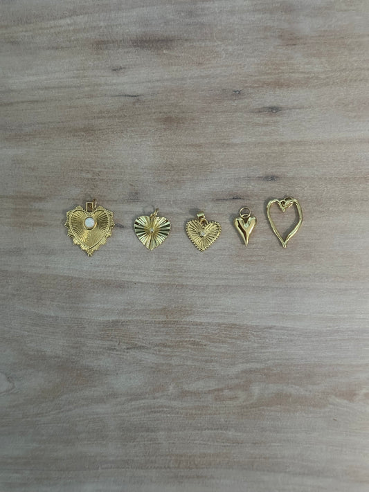 Gold Heart Charm