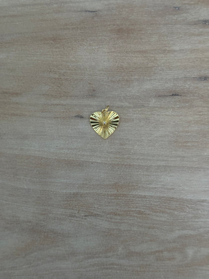 Gold Heart Charm