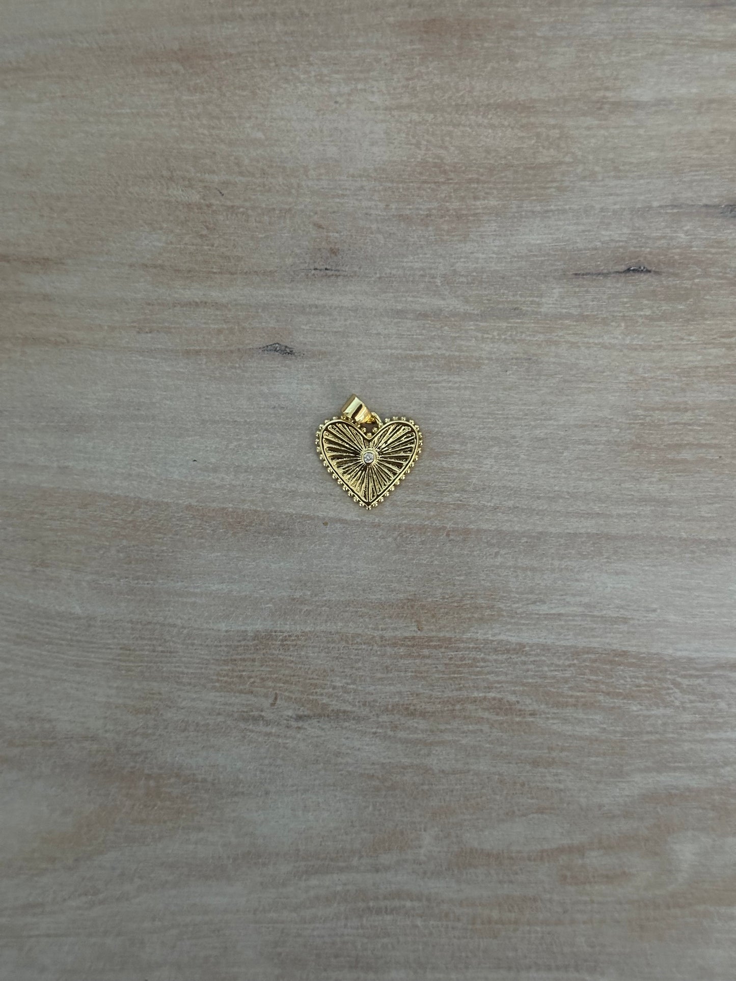 Gold Heart Charm