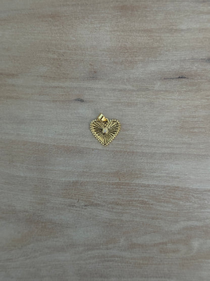 Gold Heart Charm